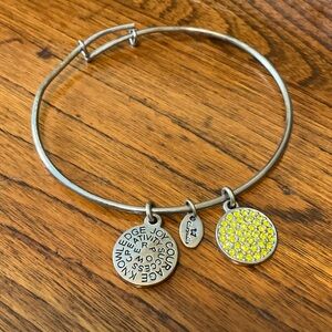Chrysalis Expandable Charm Bangle Bracelet